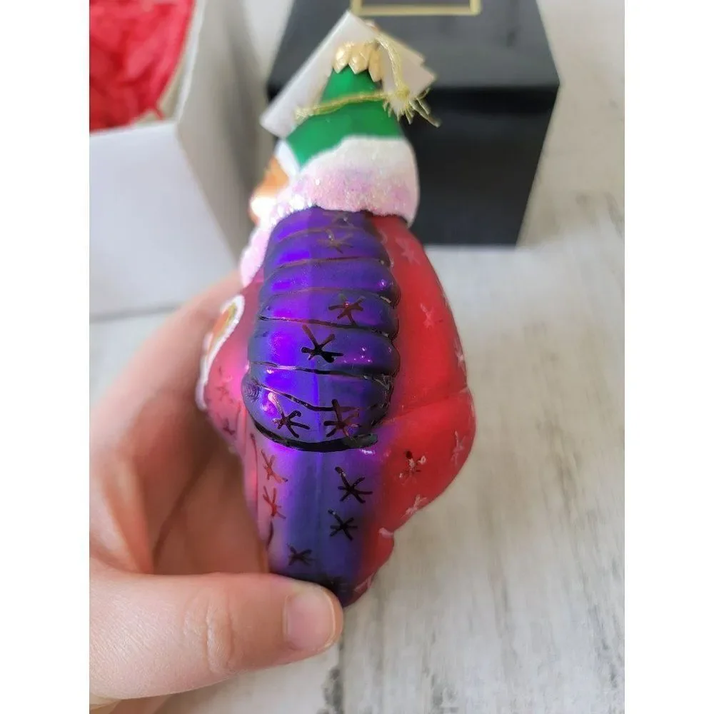 Radko‎ 1997 a caring clown blown glass ornament AIDS awareness